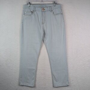 Mugsy Jeans Men's 35x26.5 Lightest Blues Straight Leg Stretch Light Wash